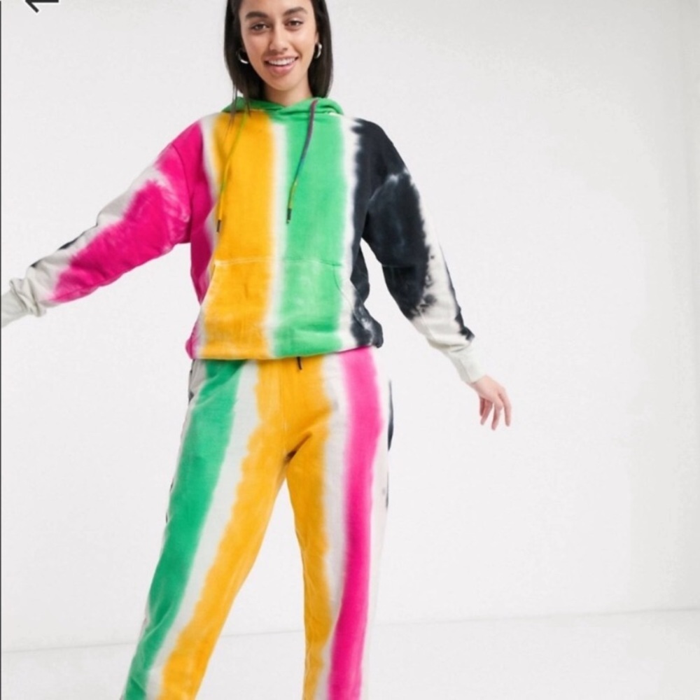 Chinatown Market Vibrant Tie-Dye Hoodie
